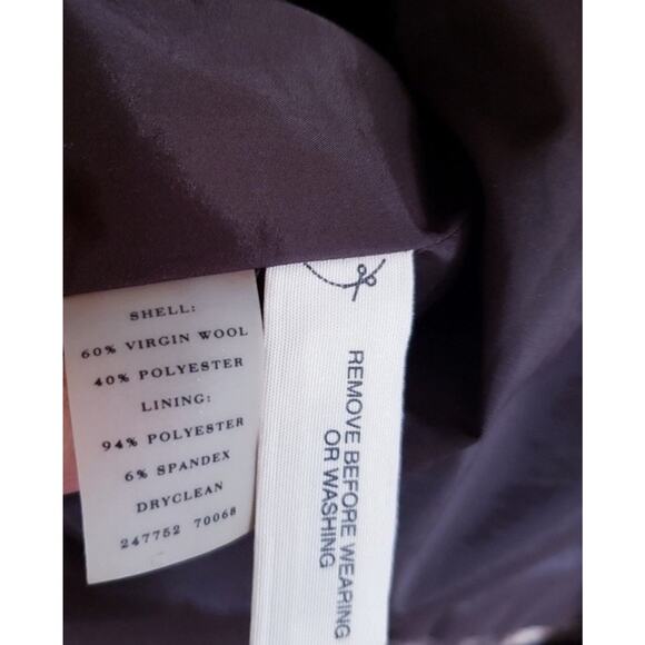 $285 Ann Taylor Small Animal Print Cropped Wool Leopard Y2K Maximalist Retro - Picture 7 of 12